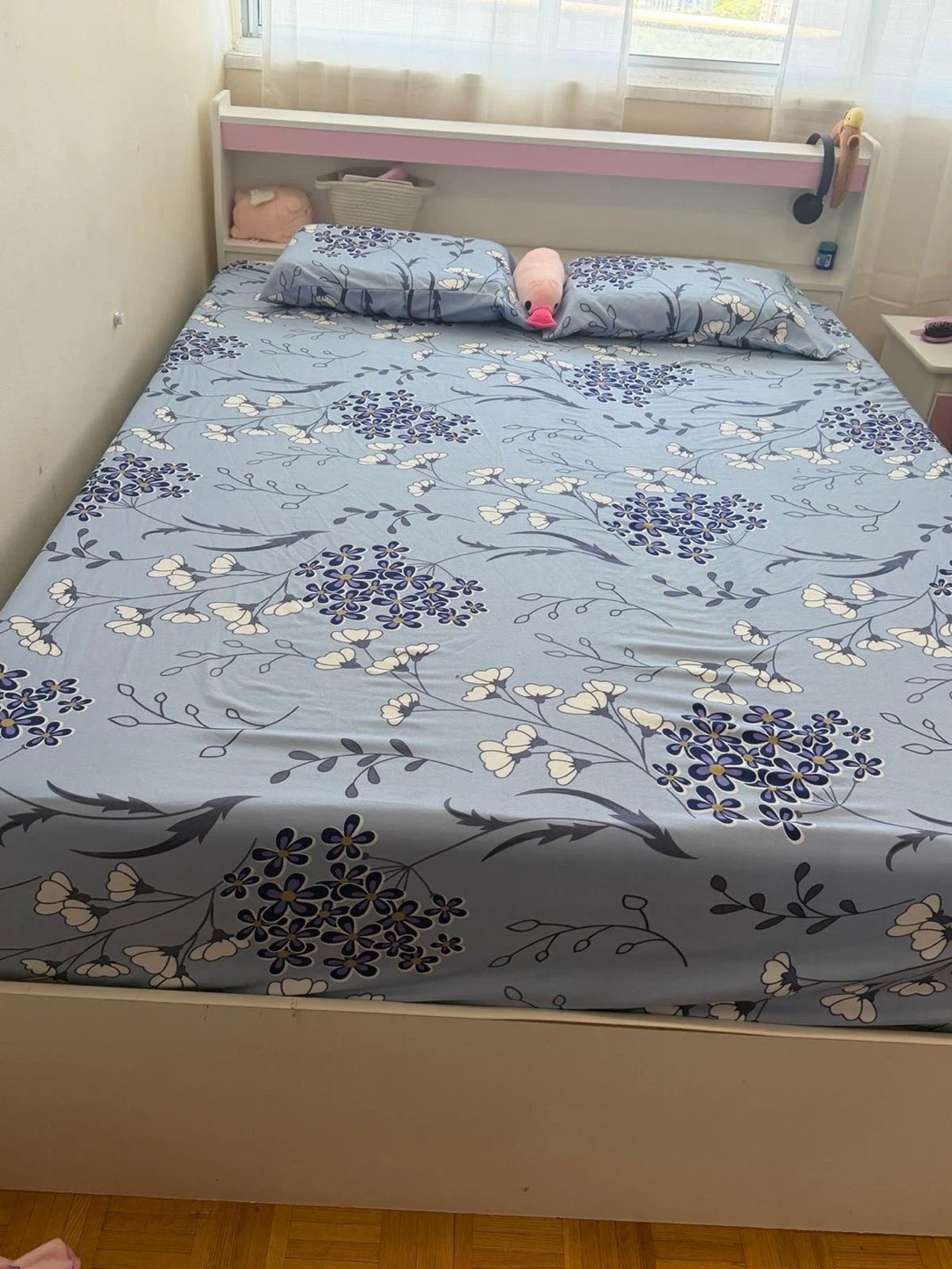 Complete Bedroom Set - Bed, Nightstand, Wardrobe & Desk - photo 3