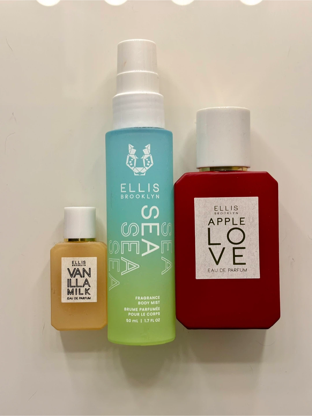 Ellis Brooklyn Fragrance Set - Vanilla Milk, Sea, Apple Love