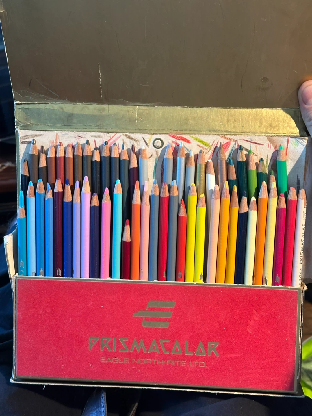 Vintage Used Prismacolor Art Set 56/60 Pencil Crayon Set - photo 4