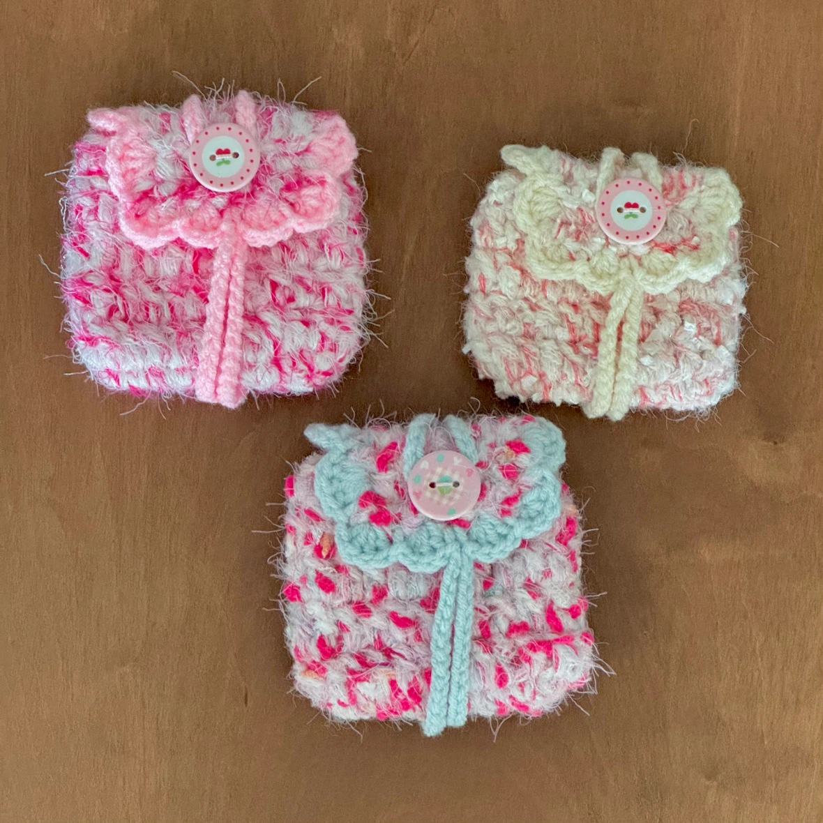 Moving sale- must go Cute crochet wallets