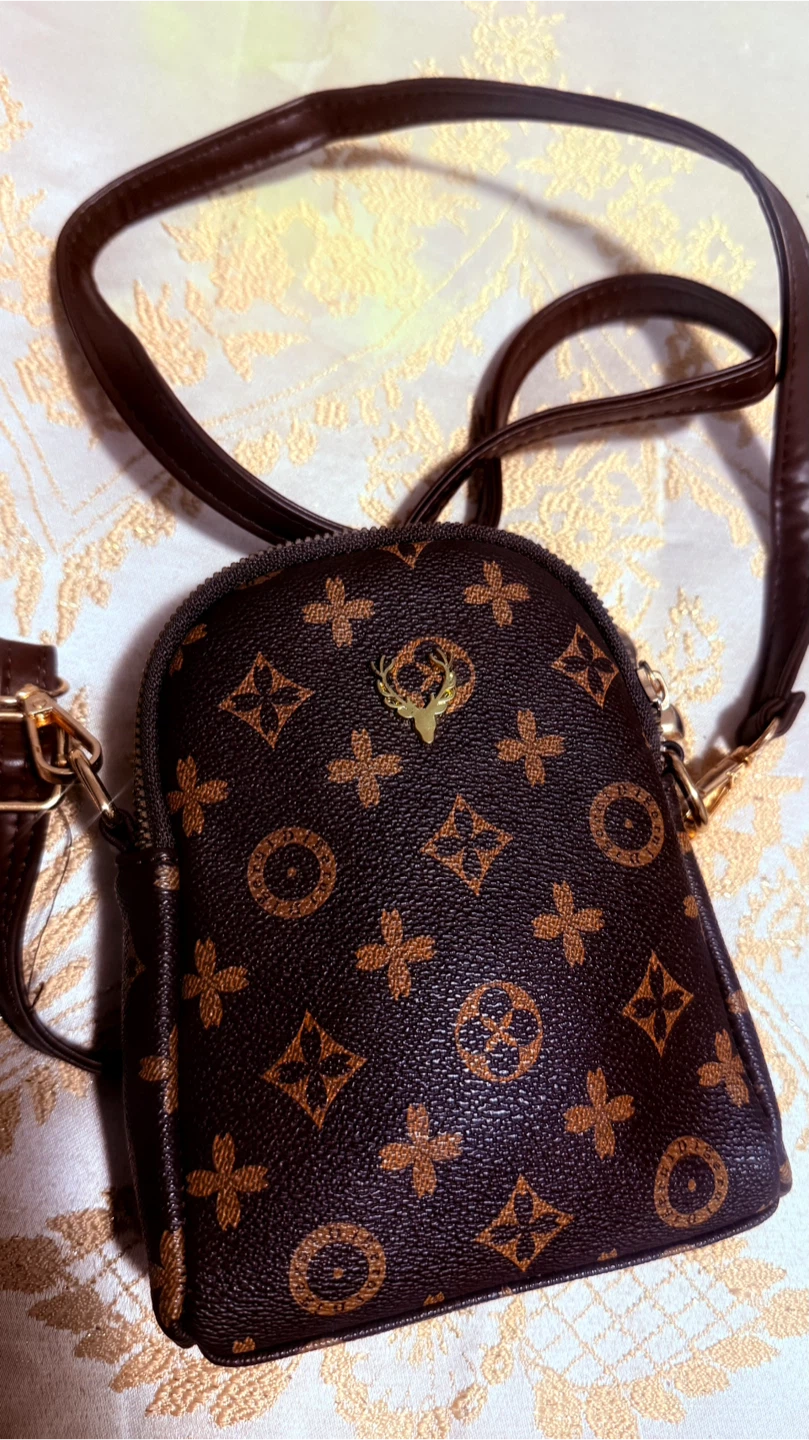 Brown Monogram Mini Crossbody Bag