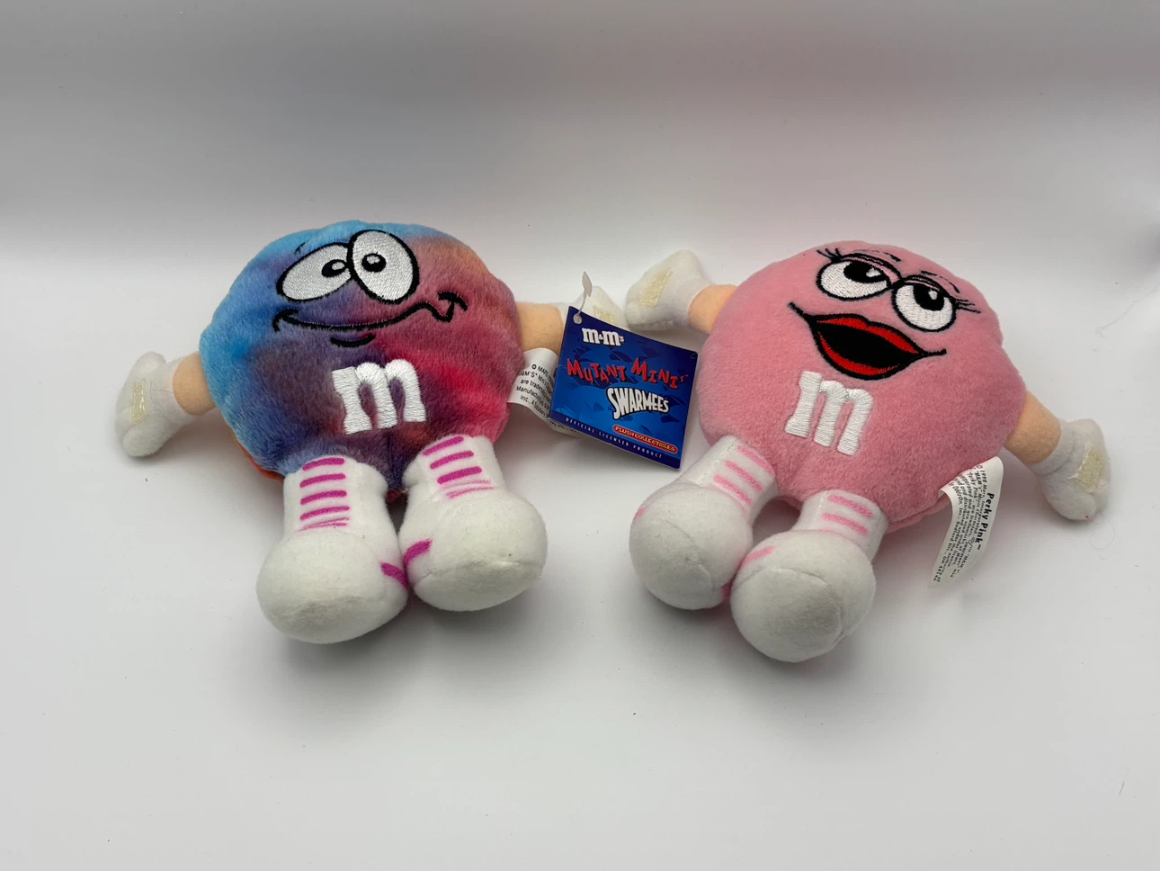 M&M's Mutant Mini Swarmees Plush Toys (Pink and Tie-Dye)