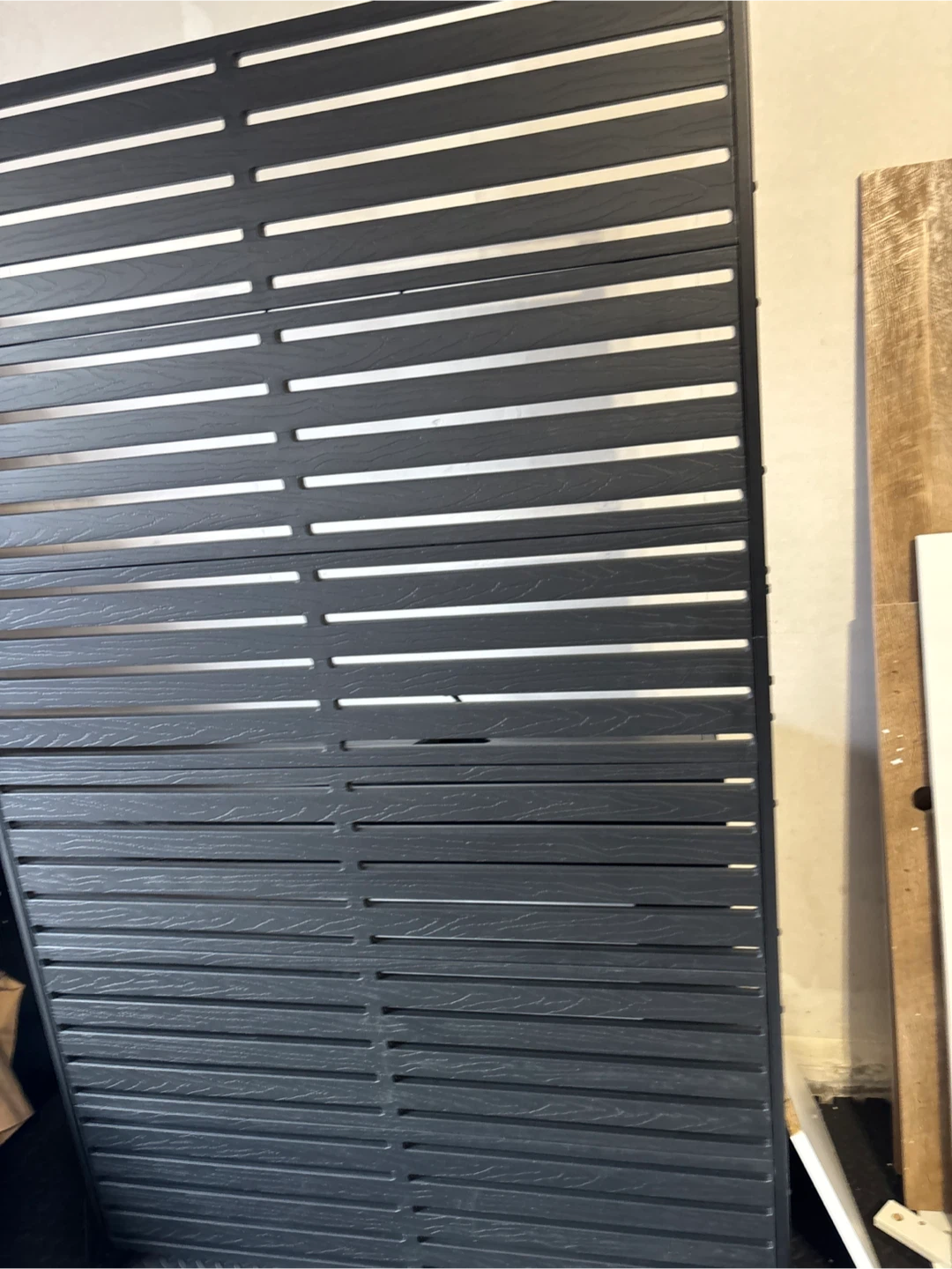 Black Metal Outdoor Privacy Screen - photo 4