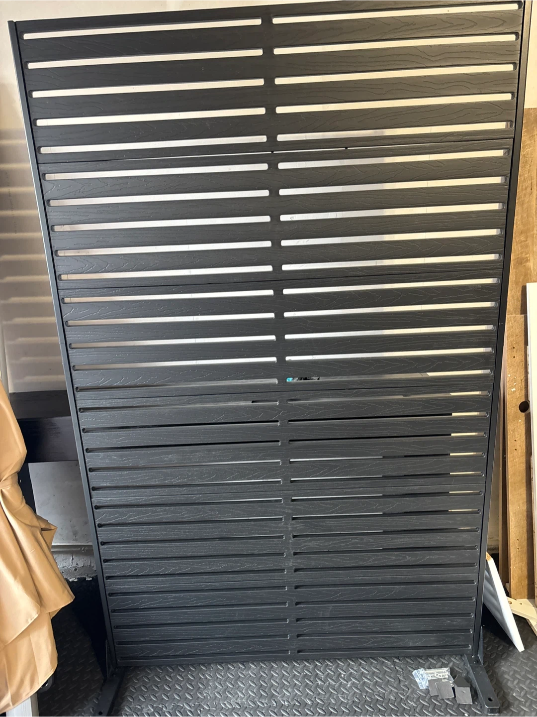 Black Metal Outdoor Privacy Screen - photo 5