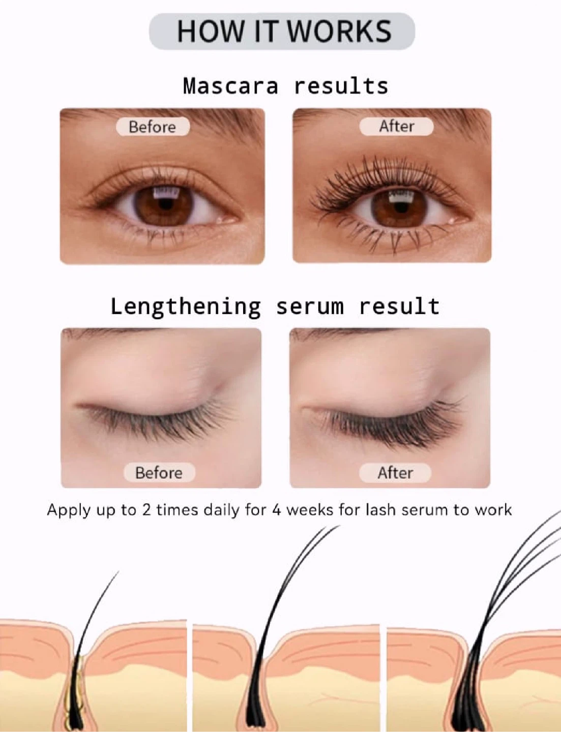 Ameerah The Royal Range Mascara with Lengthening Serum