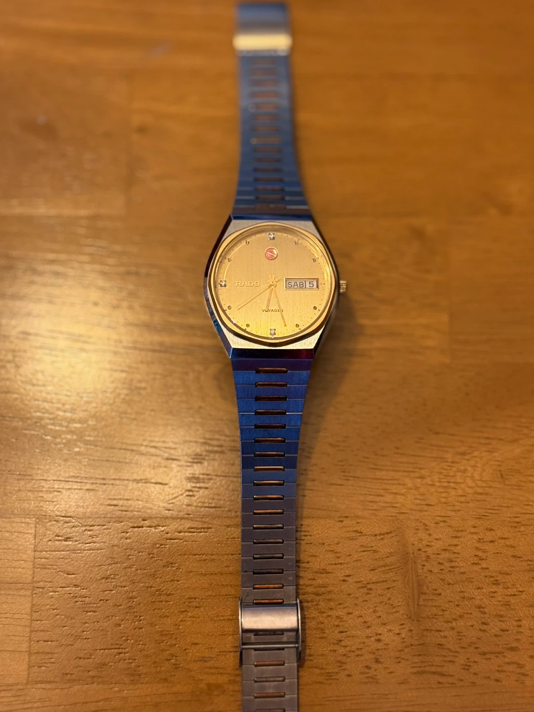 Rado Voyager Automatic Diamond Dial/Gold Bezel 1967