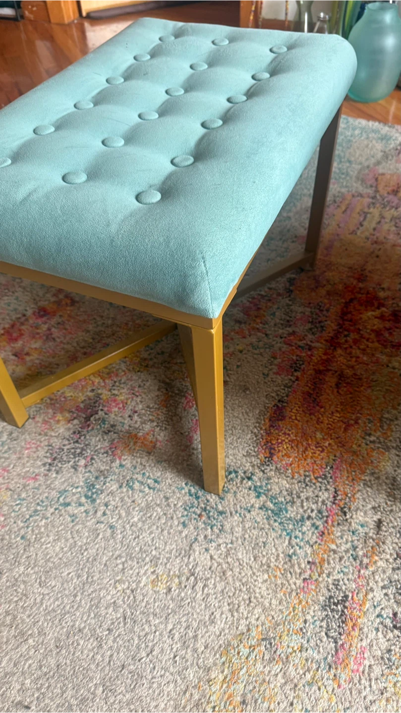 Turquoise lounge bench - furniture - photo 2