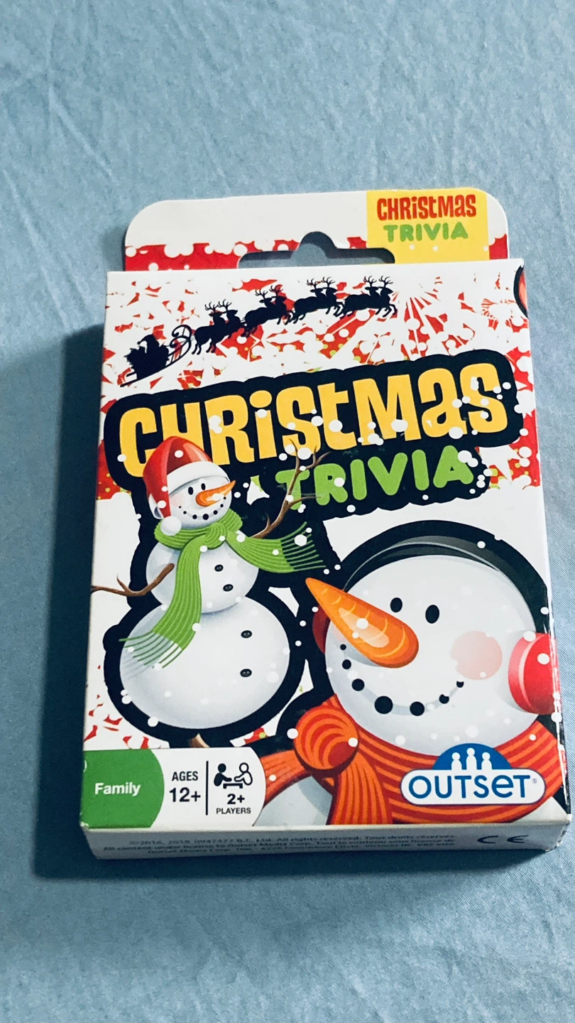 Outset Christmas Trivia Card Game