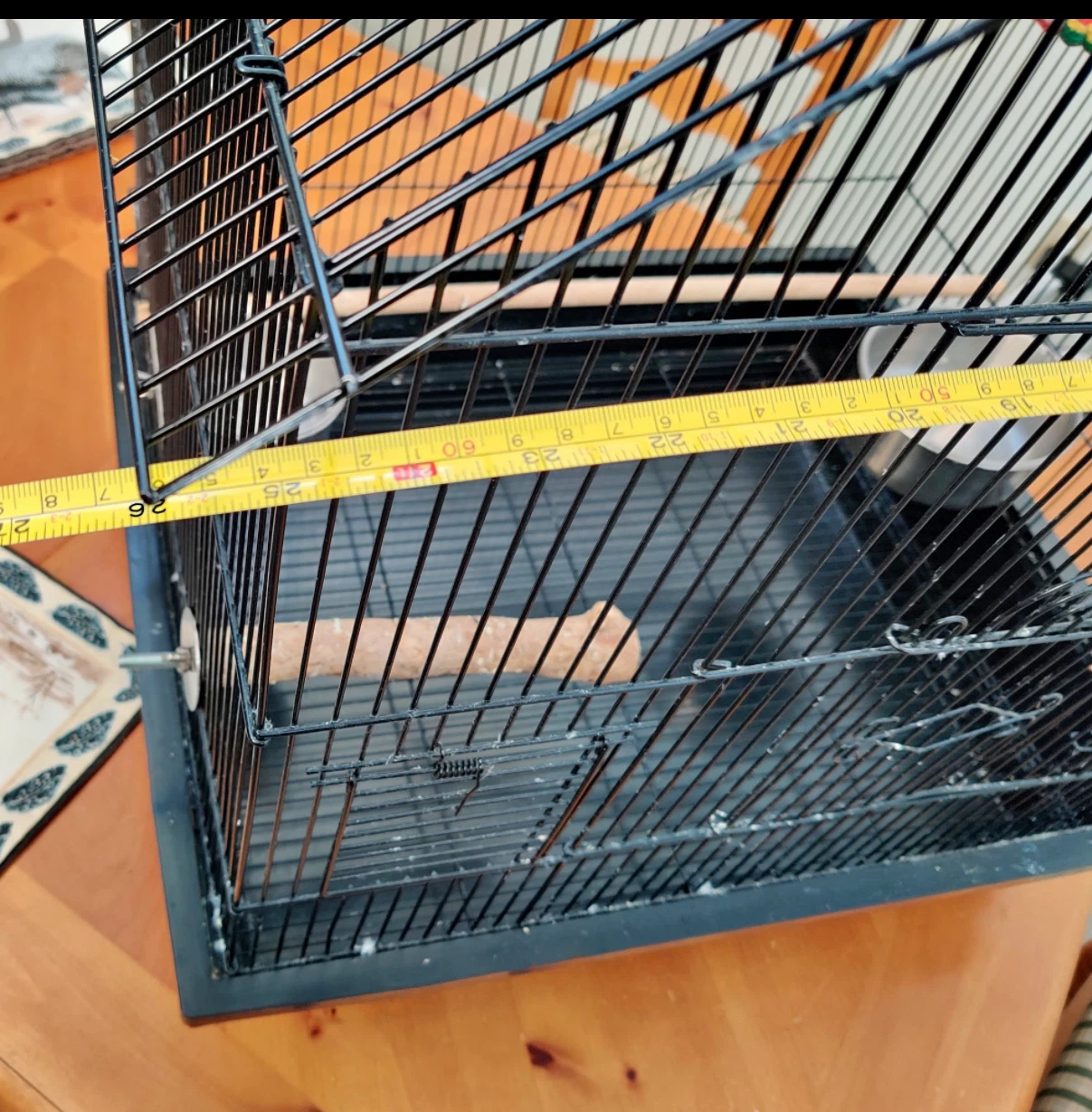 Black Bird Cage with Accessories - photo 2