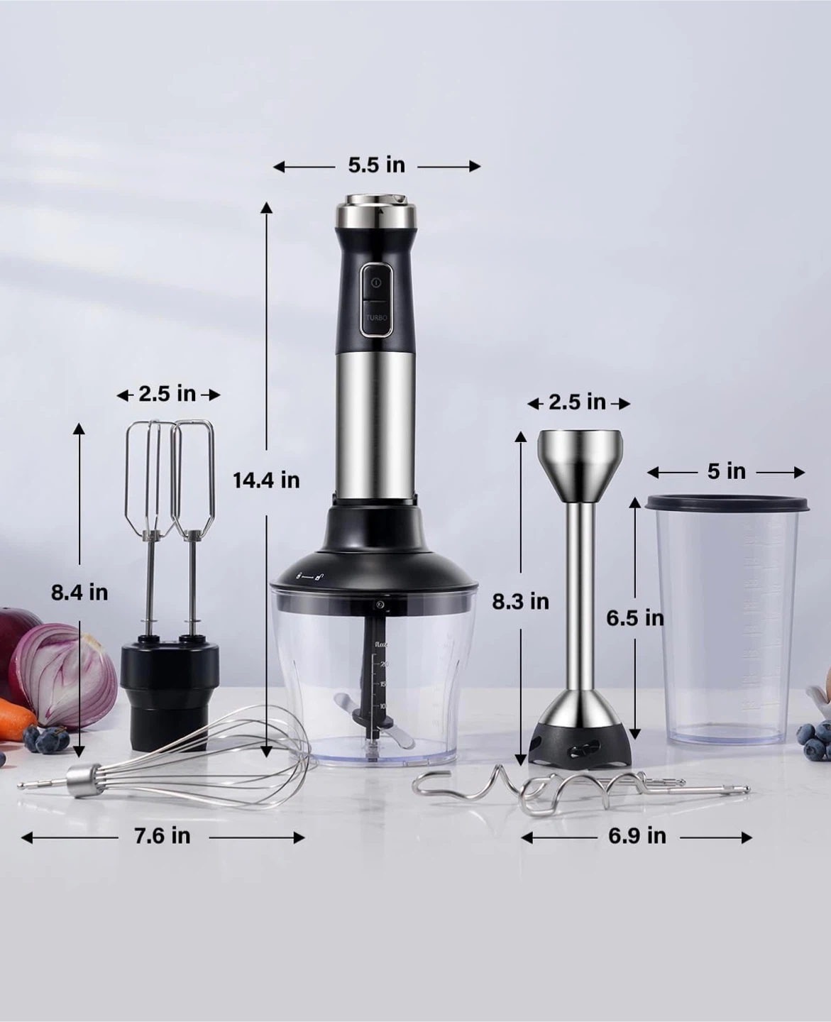 [LAST CHANCE - 3 DAYS LEFT] 6-in-1 Hand Immersion Blender Set - photo 3