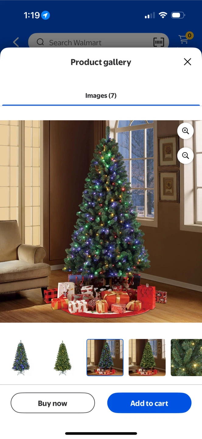 Holiday time Christmas tree - photo 2
