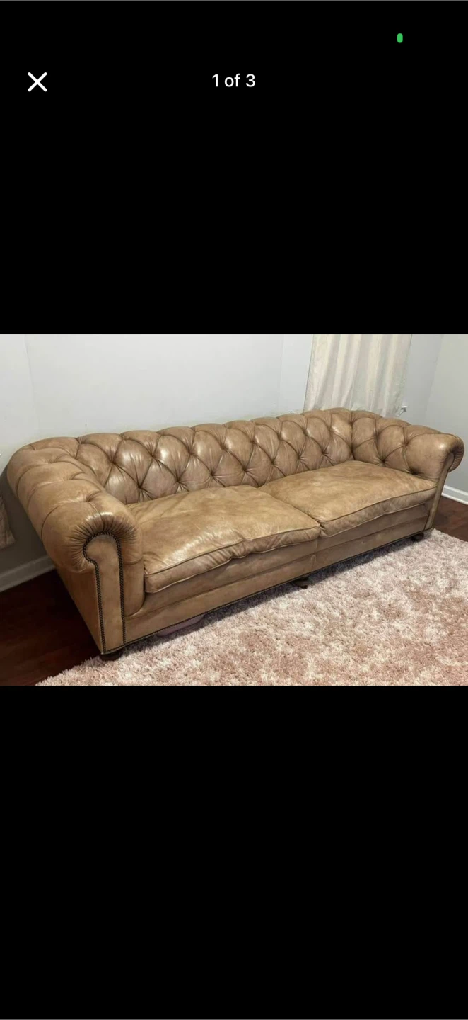 Leather sofa - photo 2