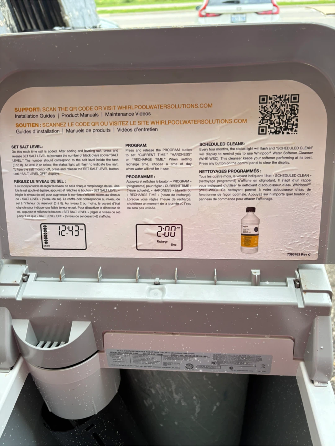 Whirlpool WHES44 44,000 Grain Water Softener - photo 5