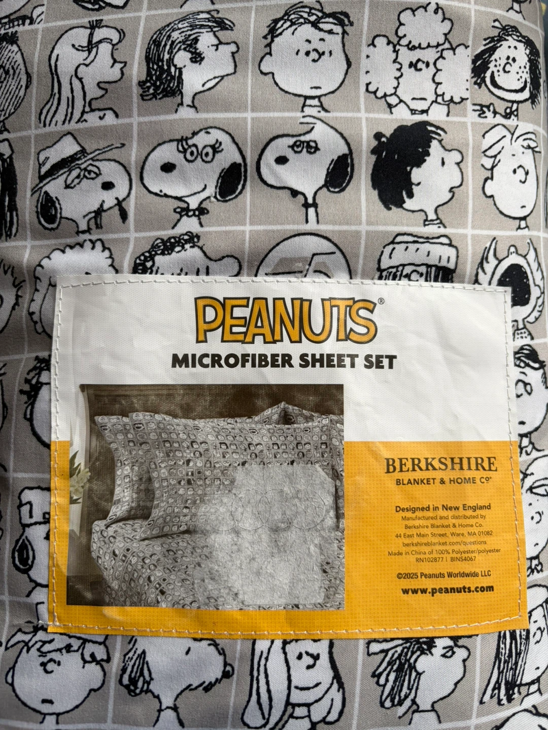 twin size snoopy bed sheets