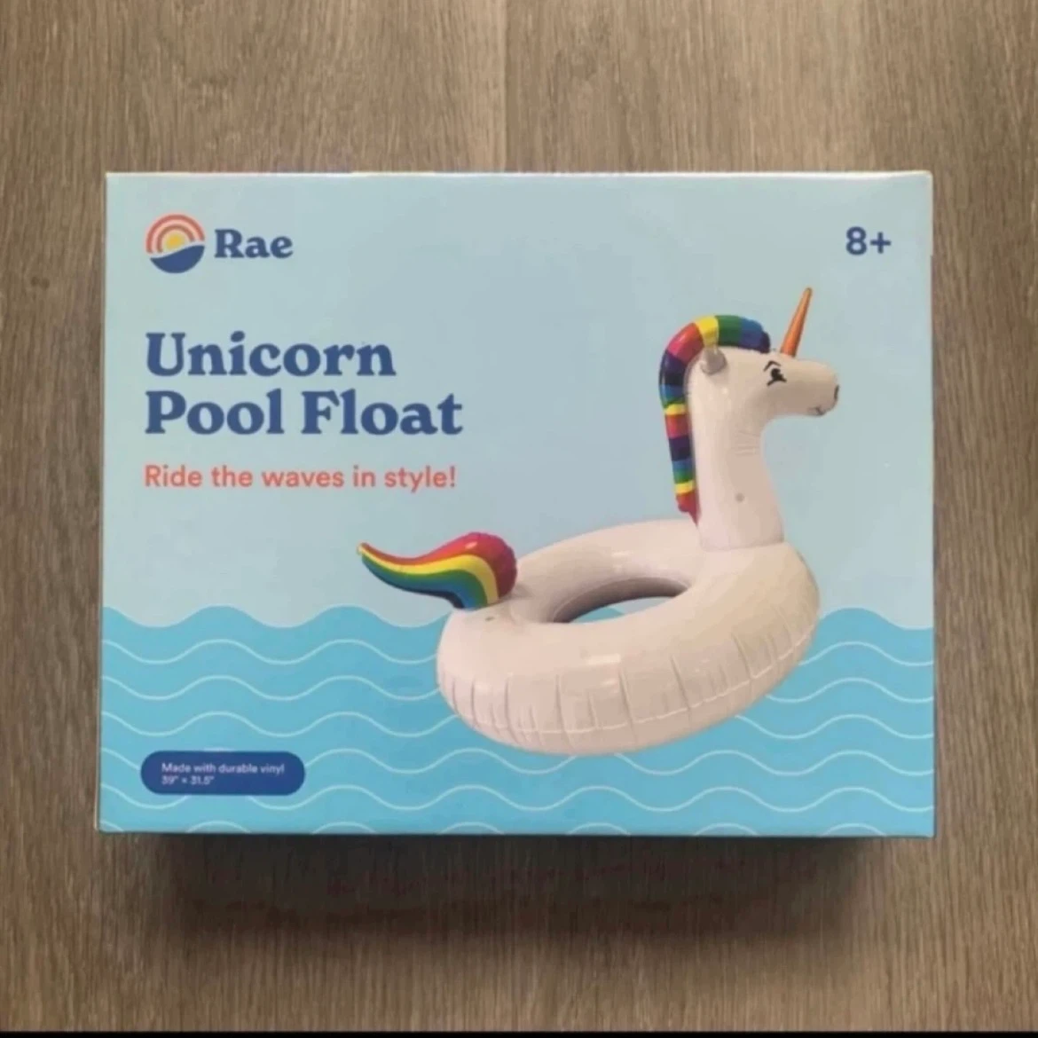 Rae Unicorn Pool Float - New in Box!