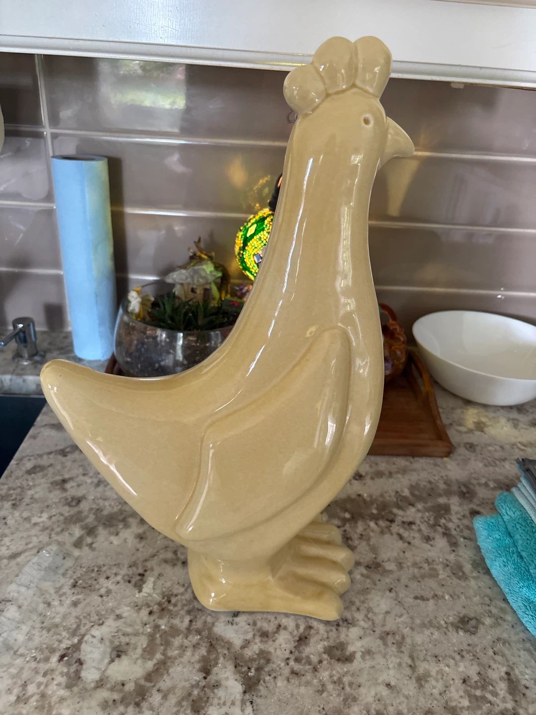 Ceramic Chicken Figurine - photo 3