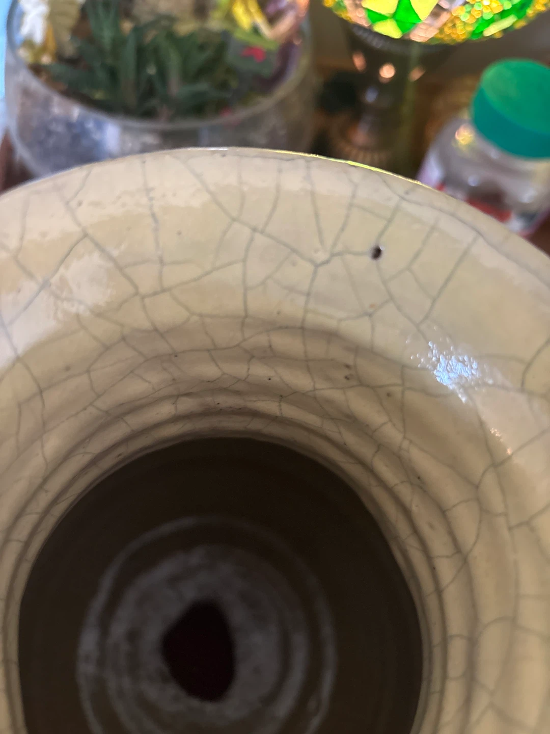Hand-Painted Ceramic Vase with Rooster Design - photo 3