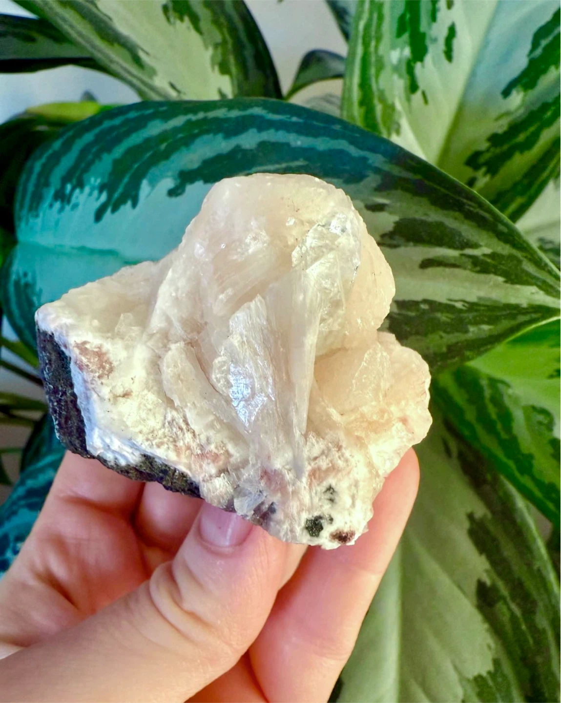 Apophylite With Quartz Crystal Cluster - photo 3