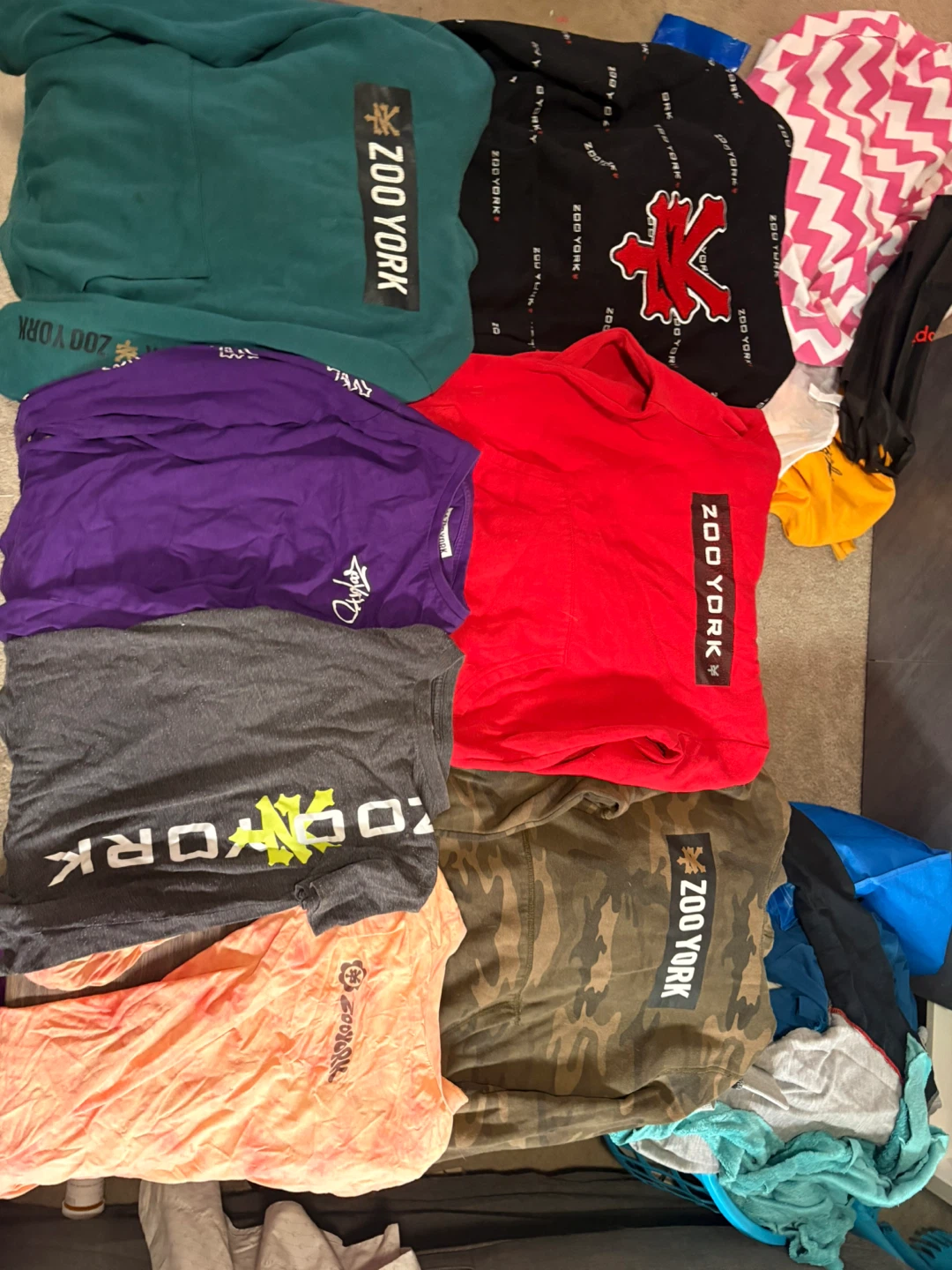 Zoo York T-Shirts and Hoodies Bundle