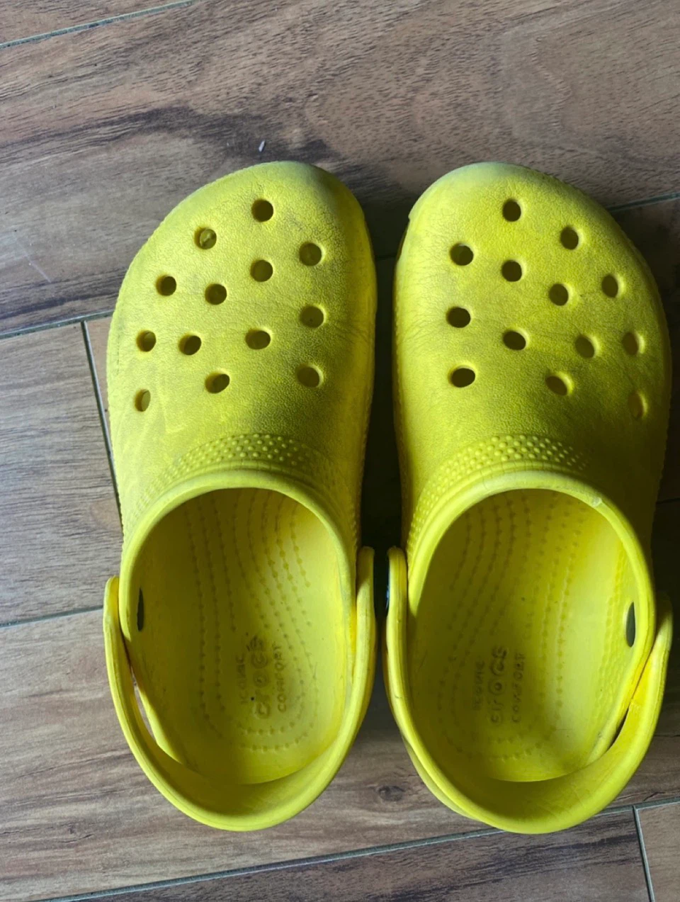 Yellow Crocs Clogs