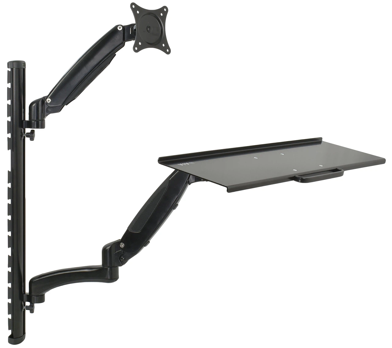 Sit-Stand Wall Mount Counterbalance Monitor