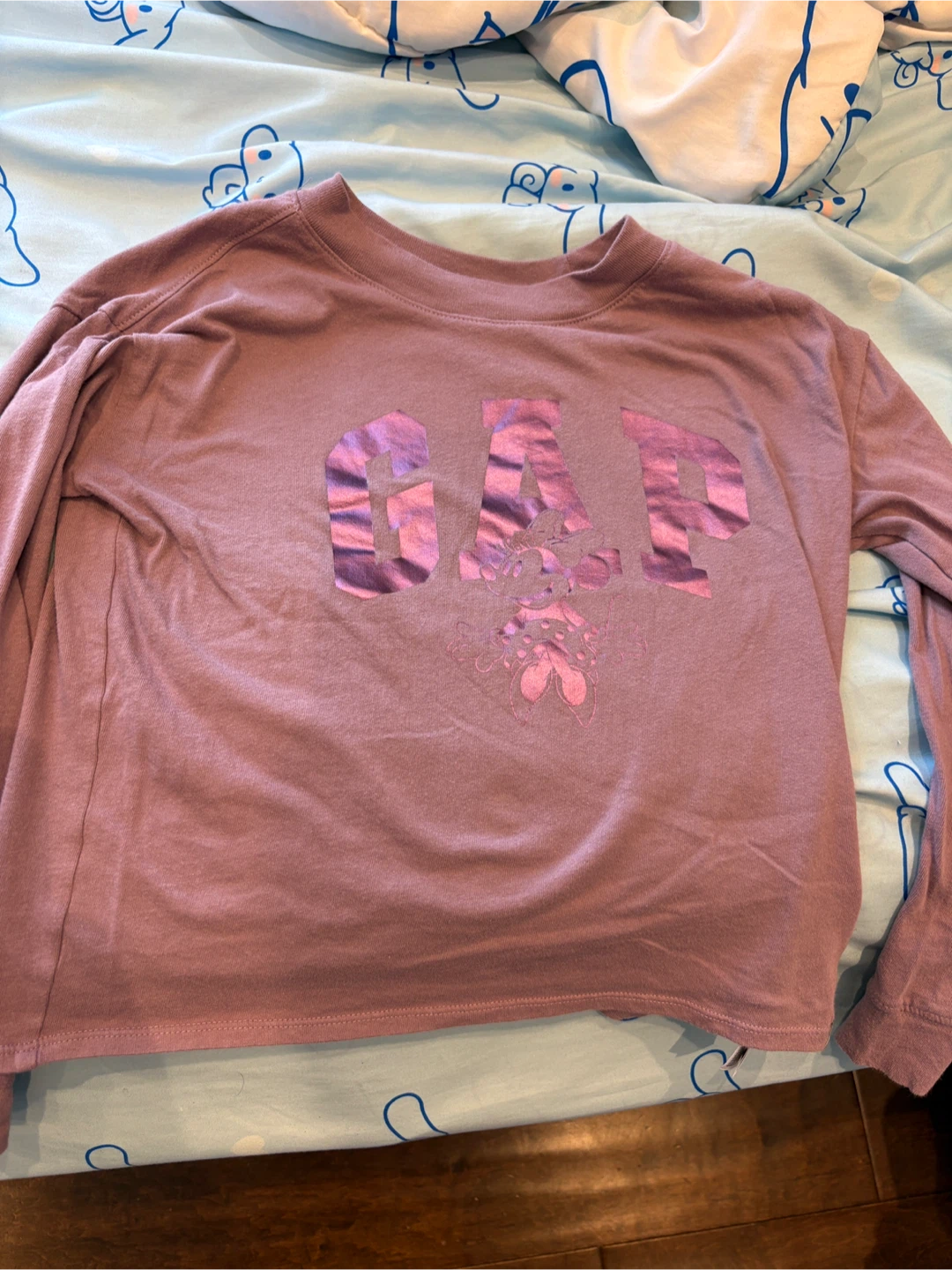 GAP x Disney Long Sleeve Shirt with Minnie Mouse