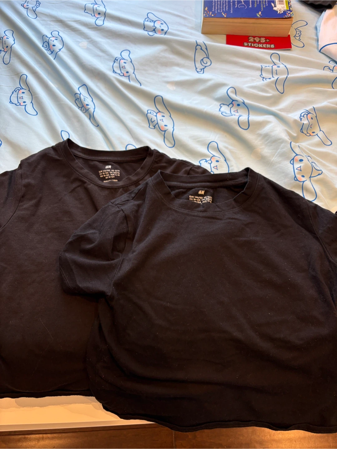 H&M Black T-Shirts (2 Pack)
