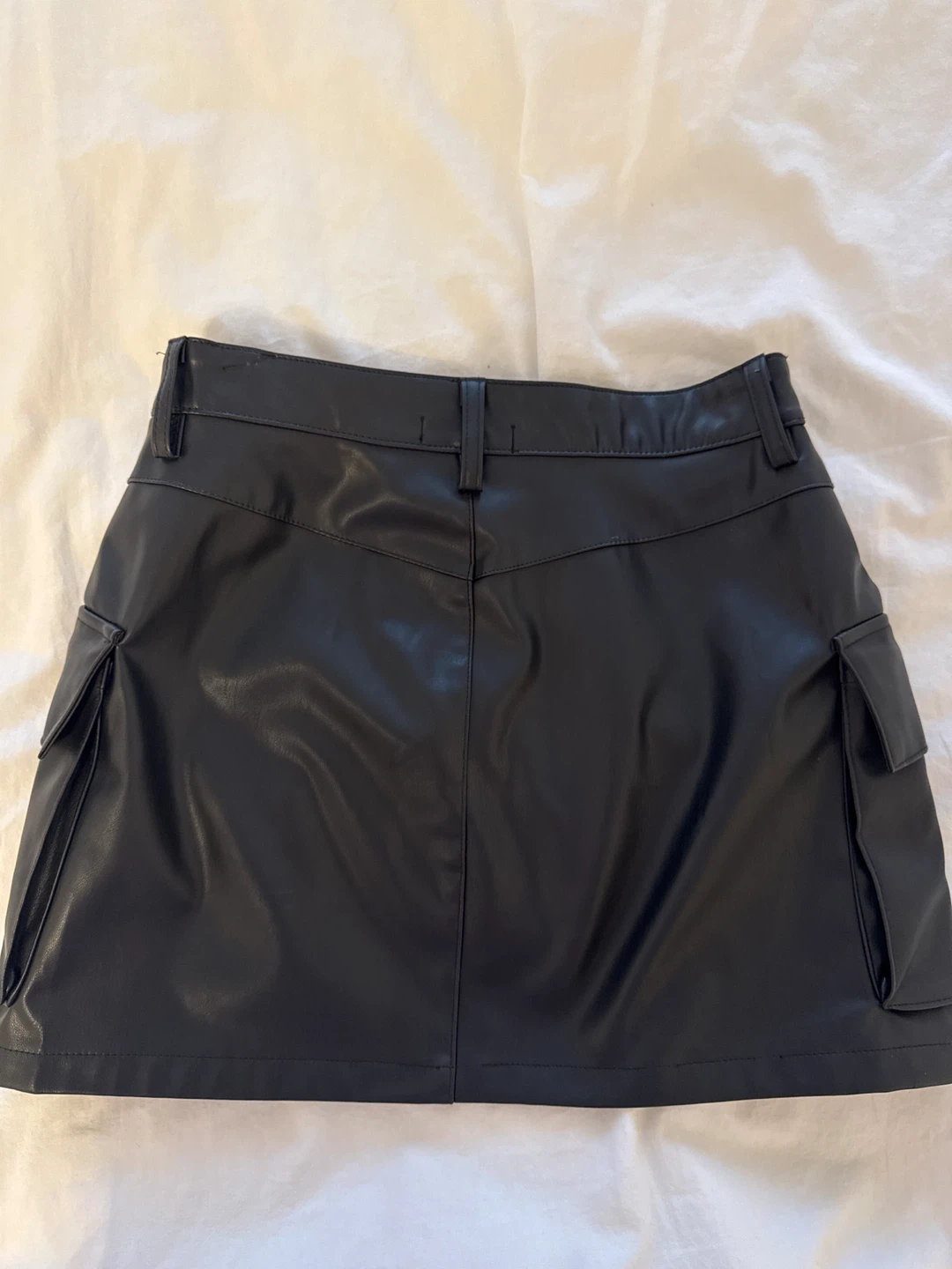 YaYa & Co. Black Faux Leather Mini Skirt - photo 3
