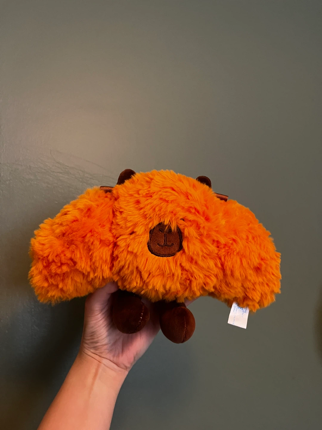 Croissant Plush Pouch Bag