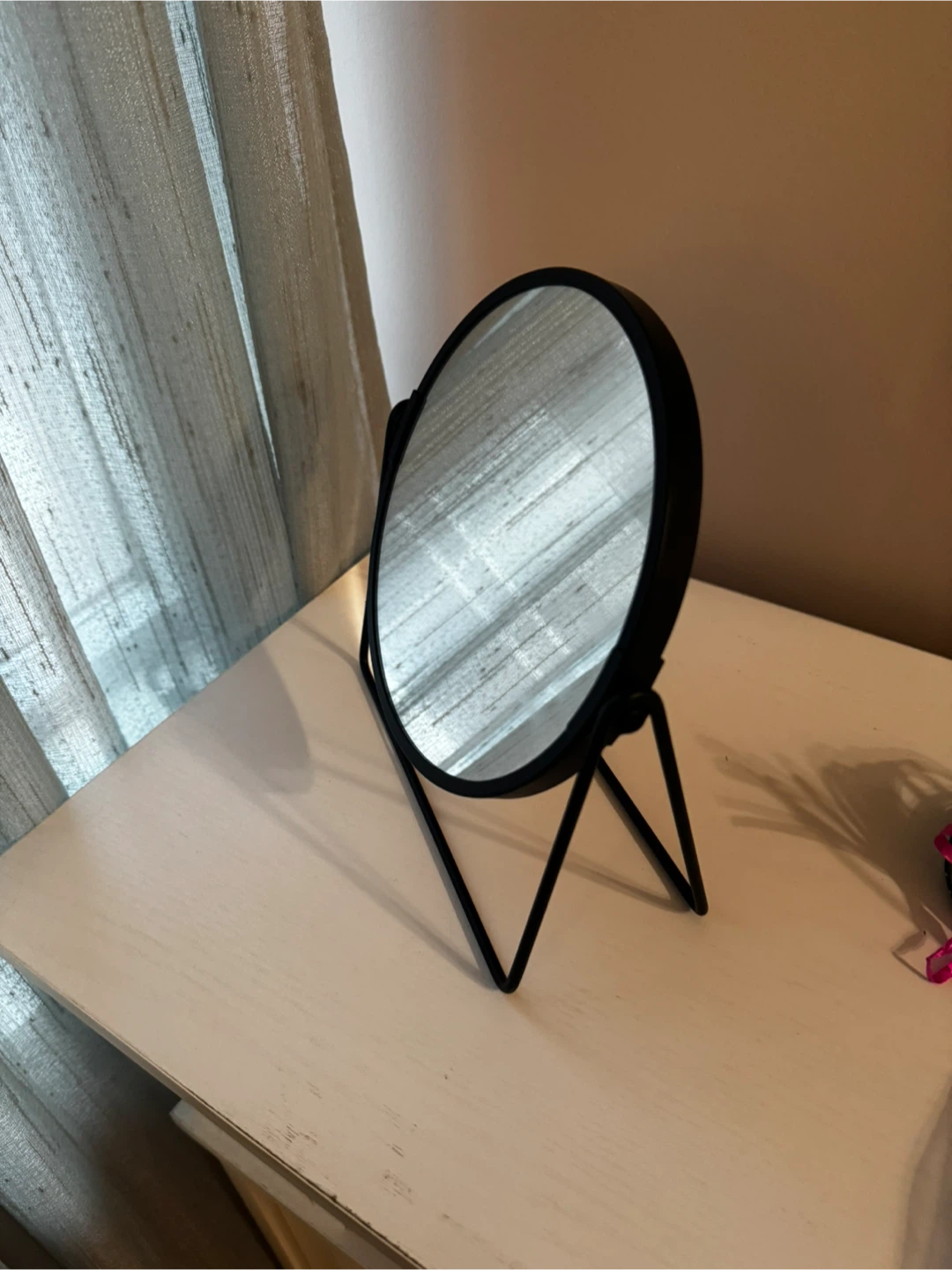 Black Tabletop Vanity Mirror - photo 4