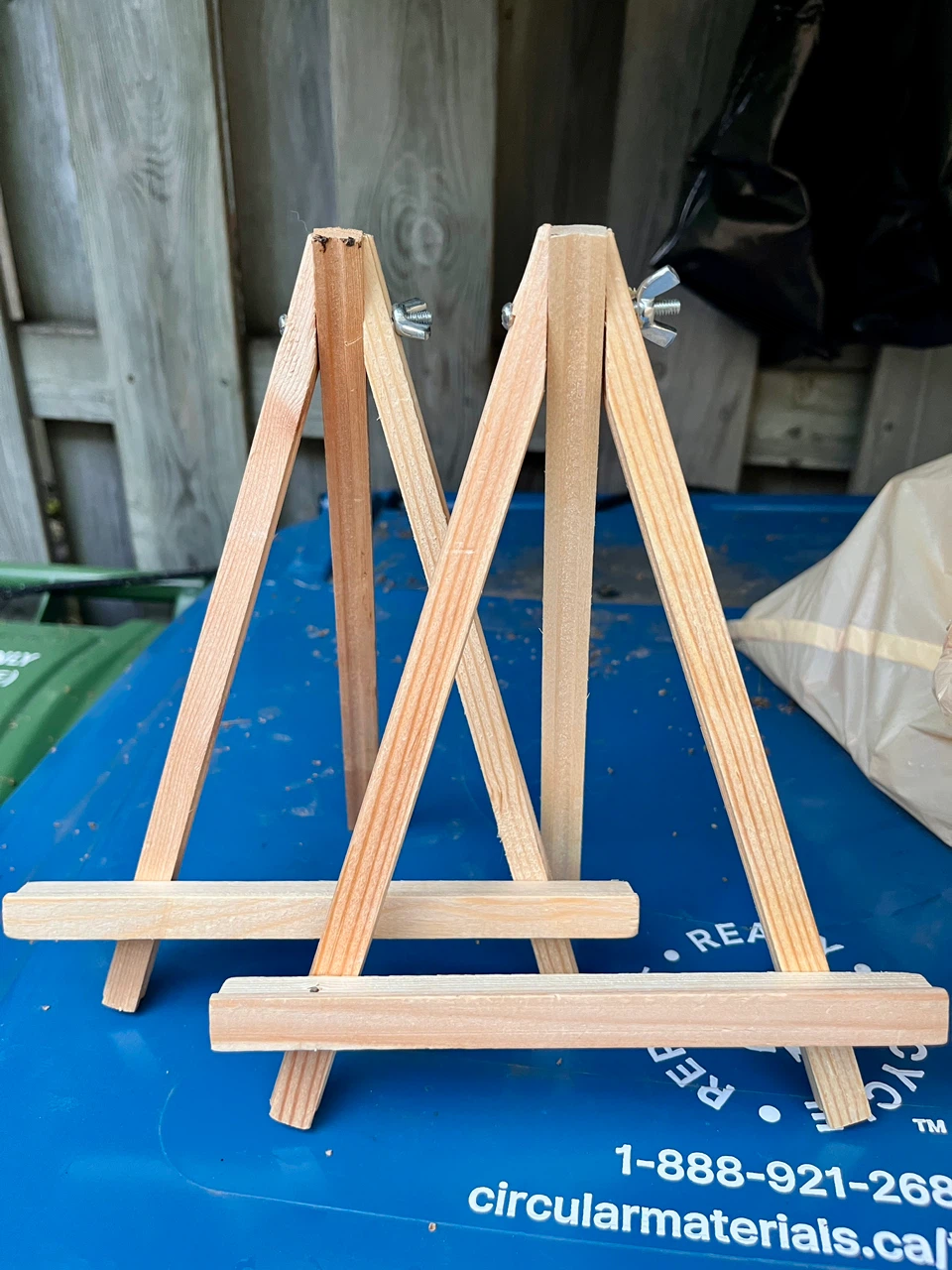 Wooden Tabletop Easel