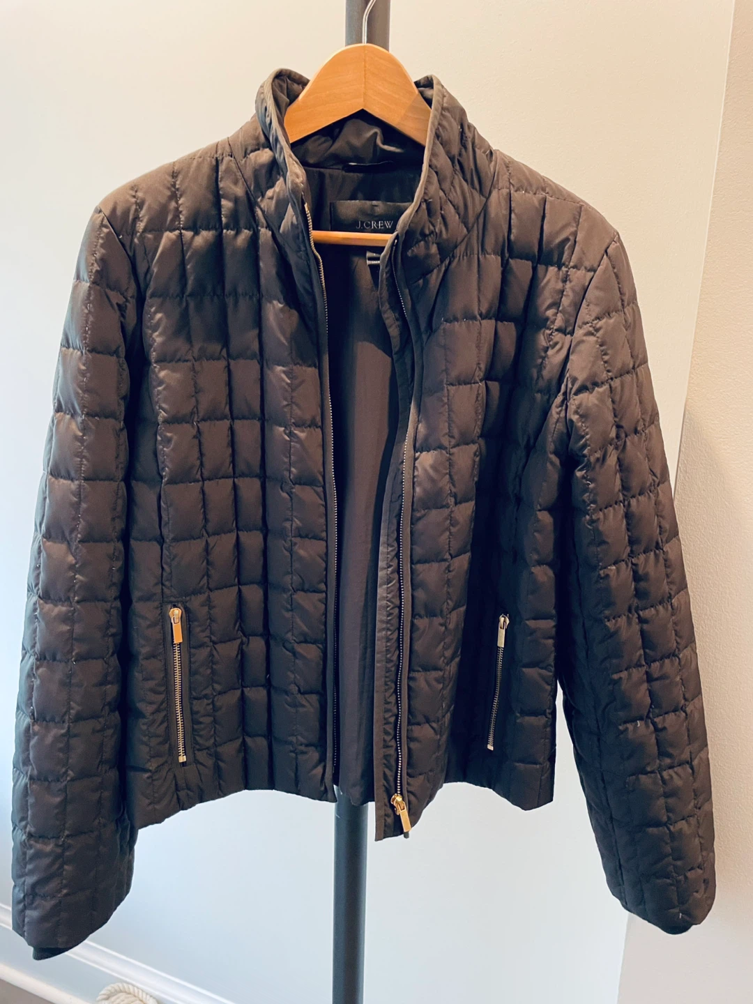 J. Crew Snowcap Quilted Down Puffer Jacket.