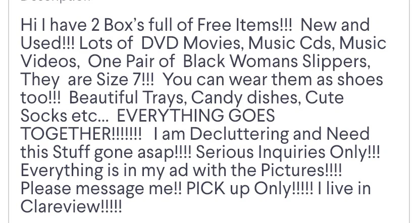 Free Items