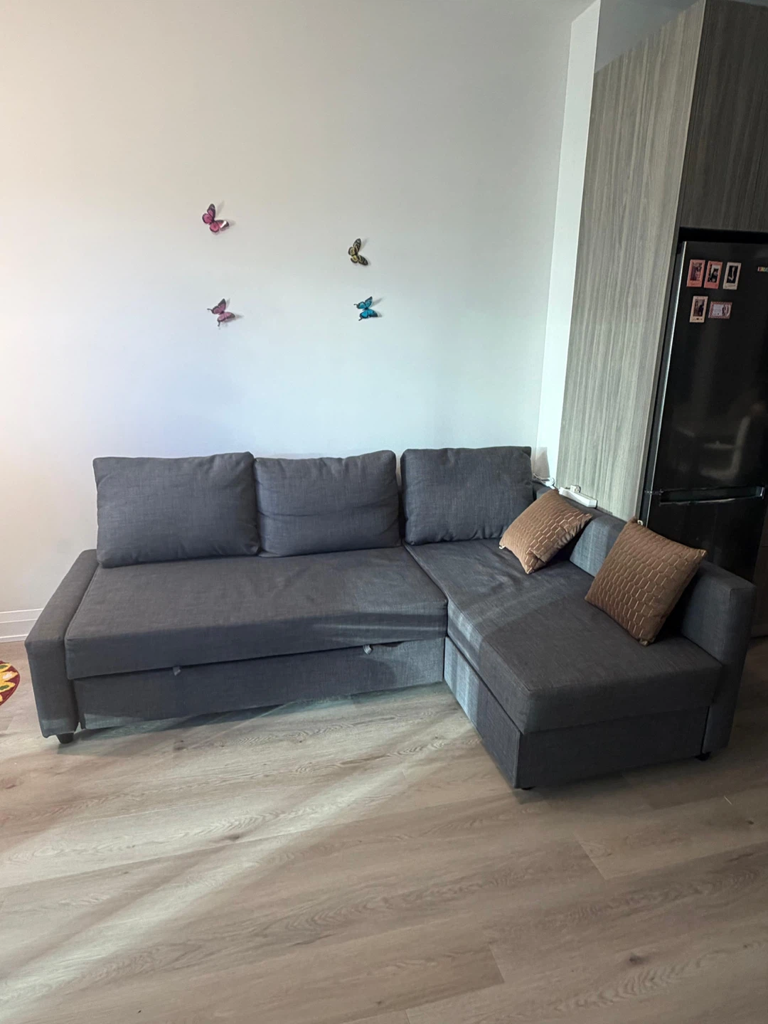 Ikea L shape Sofa Bed cum bed with storage - photo 2