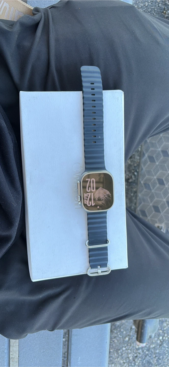 Apple Watch Ultra 2 with Blue Band