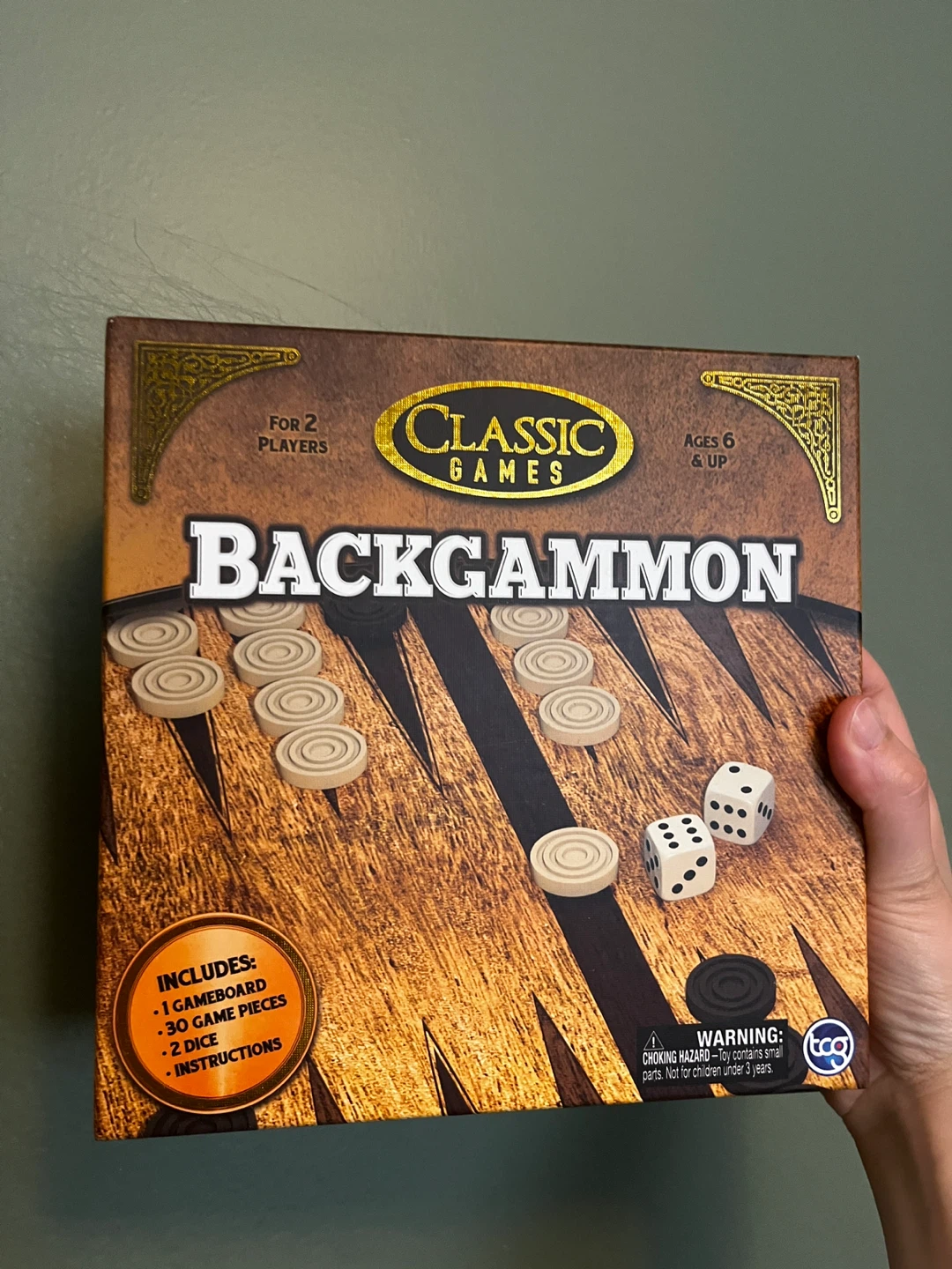 Classic Games Backgammon Set