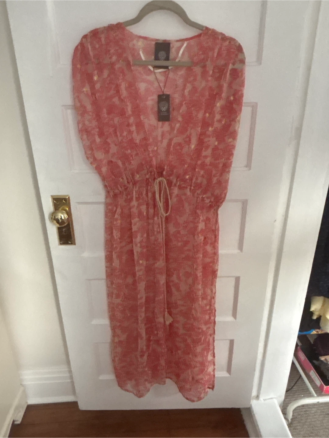 Vince Camuto Floral Print Maxi Dress