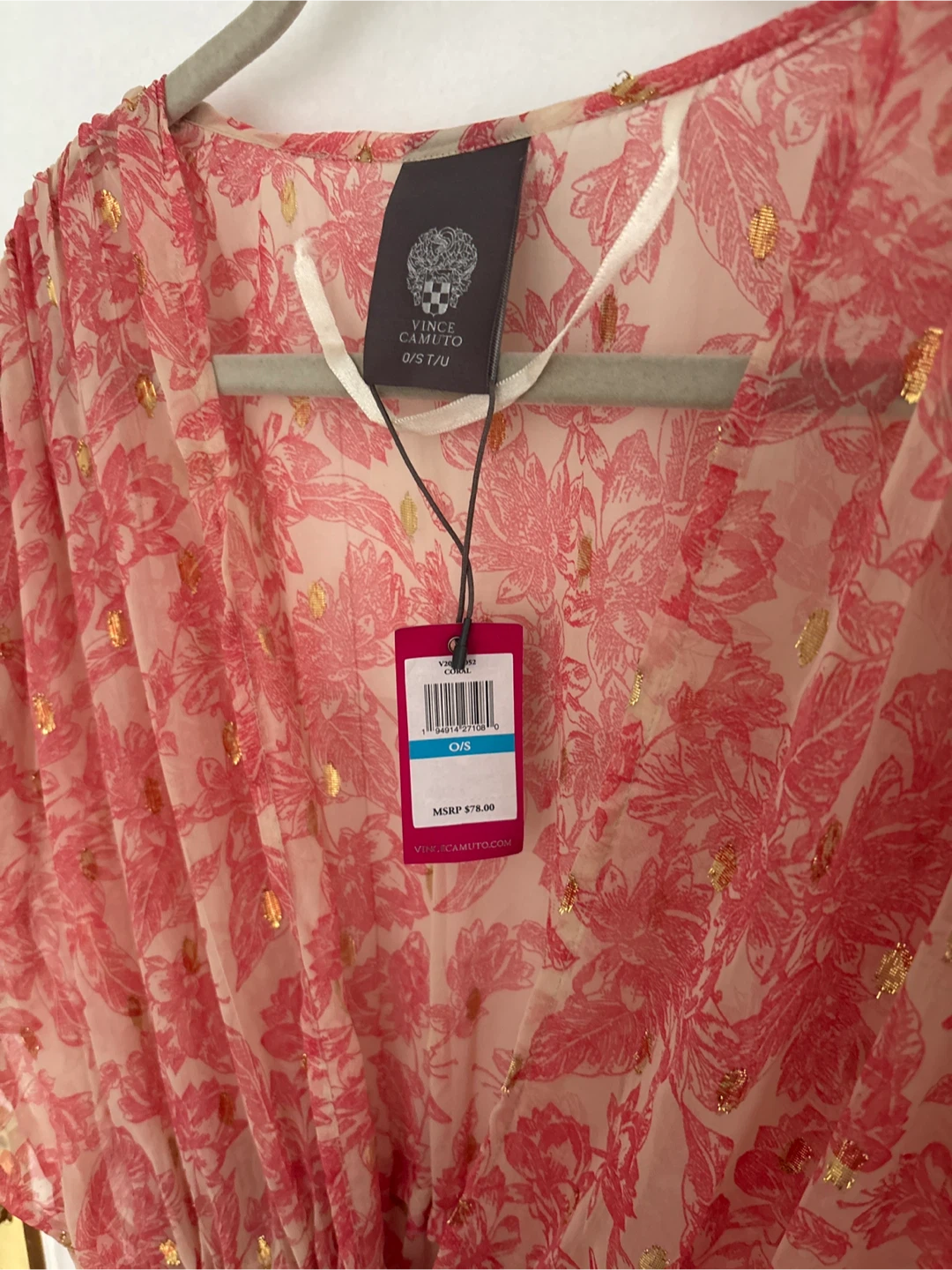 Vince Camuto Floral Print Maxi Dress - photo 4