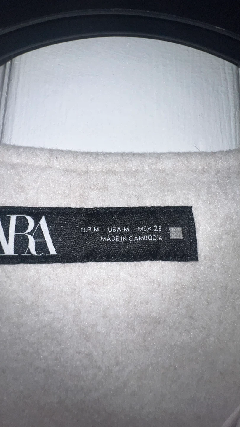 Zara Bomber Jacket - Size M - Light Beige - photo 2