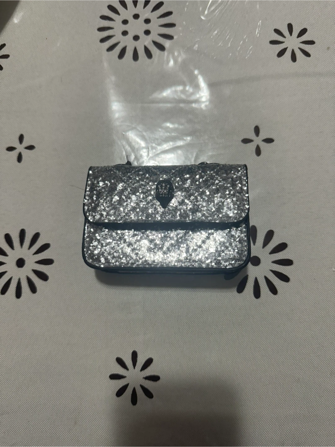 Kurt Geiger "Kensington" Glitter Shoulder Bag