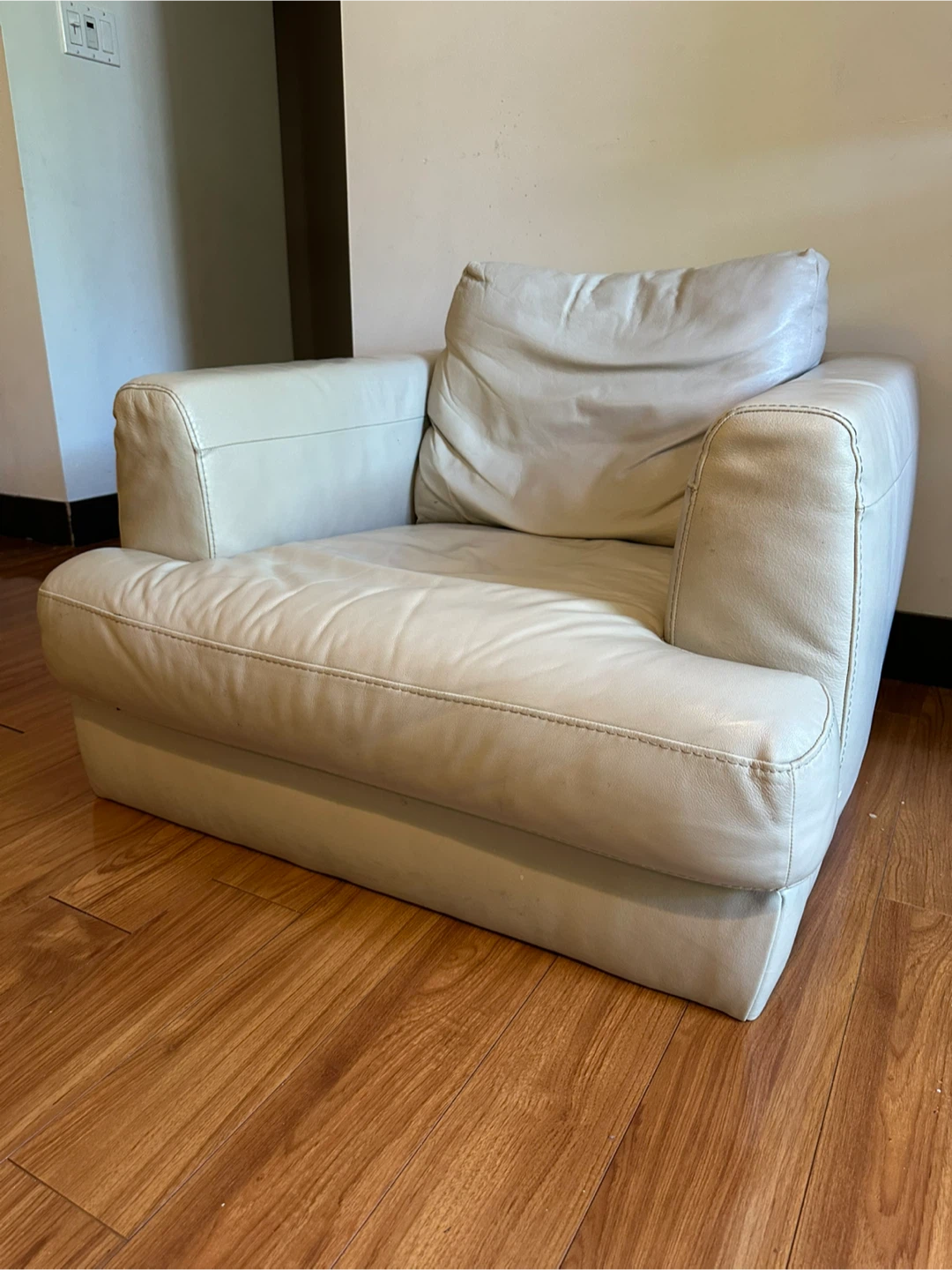 Natuzzi Editions leather armchair