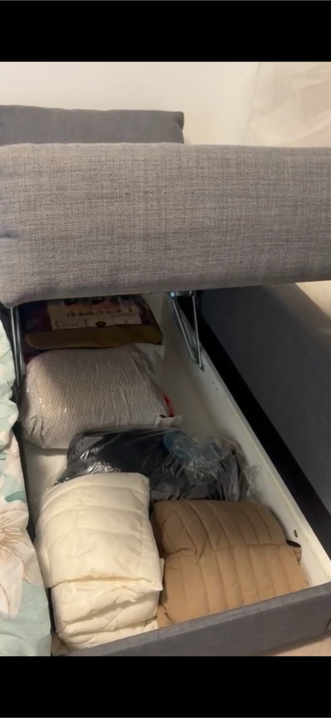 Ikea L shape Sofa Bed cum bed with storage - photo 3