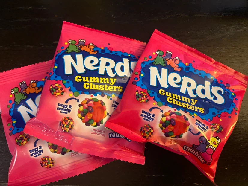 Free Nerds Gummy Clusters Candy x 3 packs