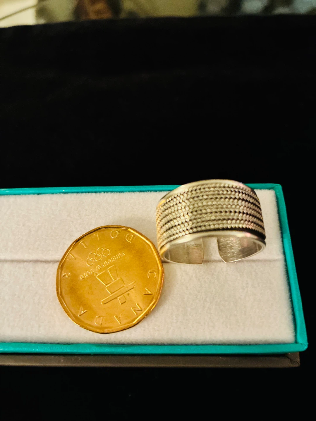 SILVER Adjustable Ring (unisex) - photo 5