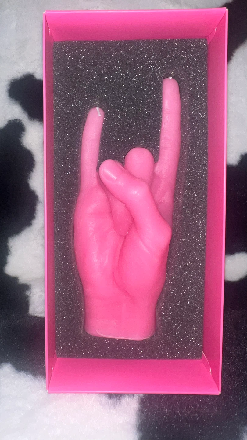 Candlehand "You Rock" Handmade Candle - Pink