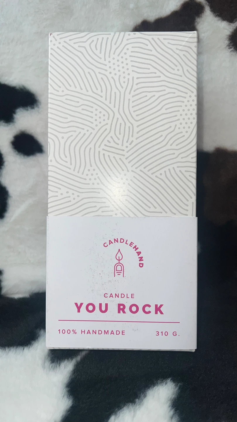 Candlehand "You Rock" Handmade Candle - Pink - photo 2