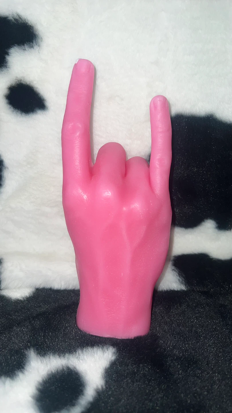 Candlehand "You Rock" Handmade Candle - Pink - photo 3