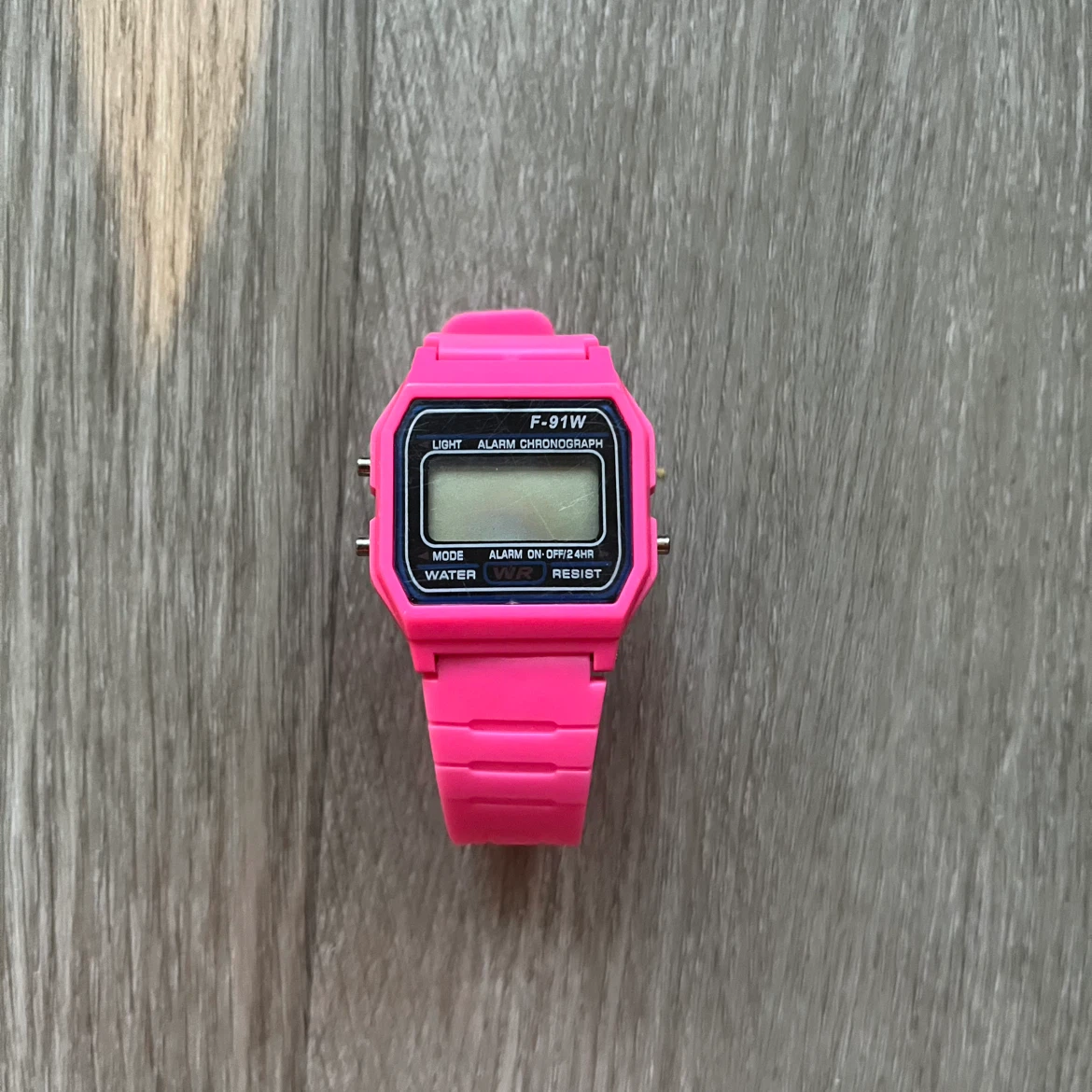 Casio F-91W Digital Watch - Pink (need new battery)