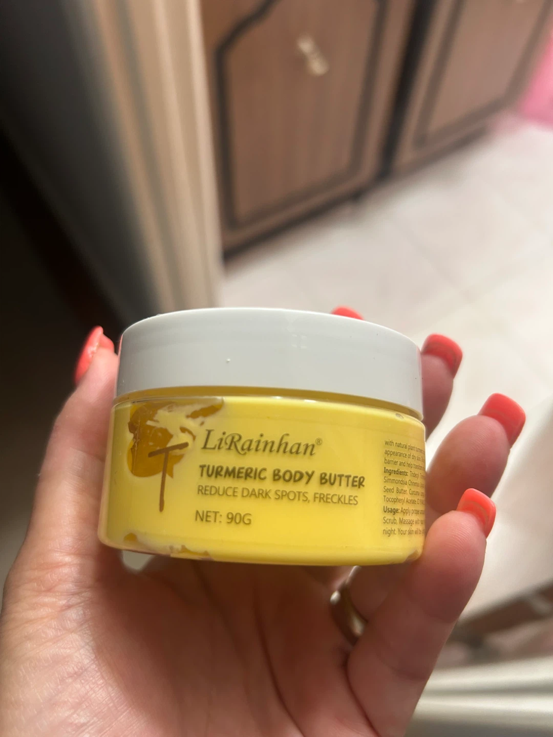 LiRainhan Turmeric Body Butter for Dark Spots & Freckles