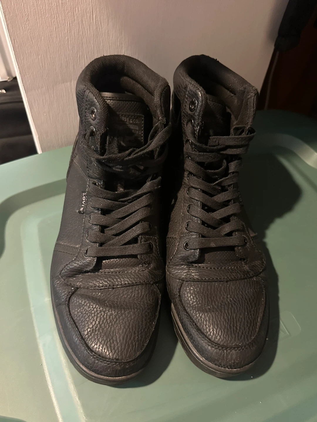 Levi's Men's Black High-Top Sneakers
